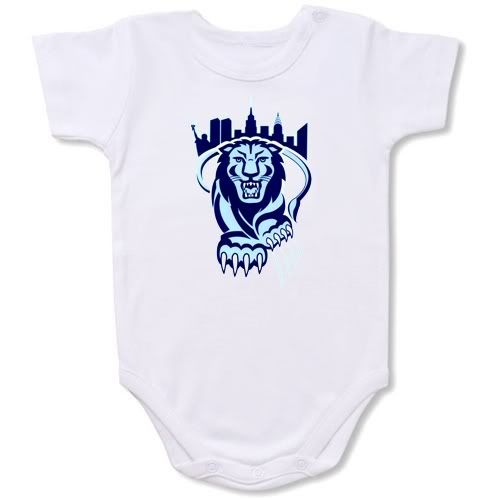 Columbia Lions Baby Bodysuit Creeper #01